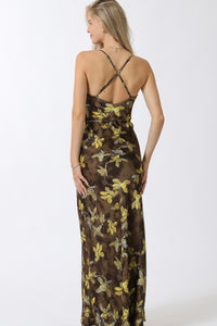 Dina Cowl Neck Slip Dress