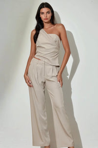 Asymmetrical One Shoulder Top