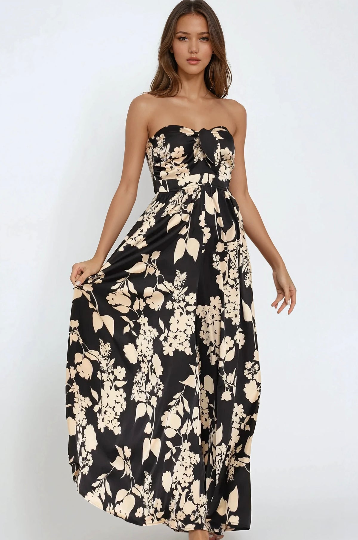 Caroline Satin Jumpsuit