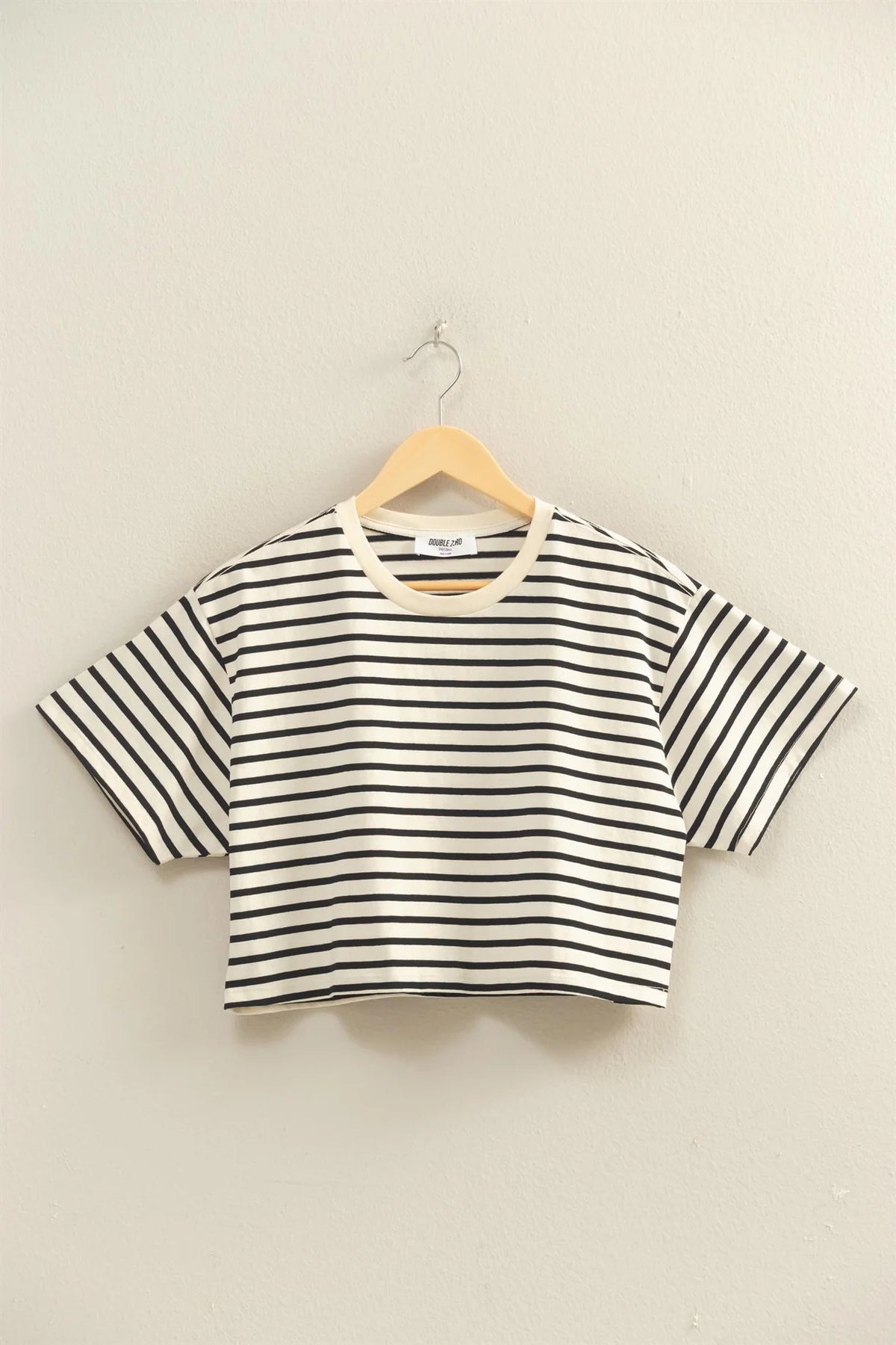 Striped Crop Tee
