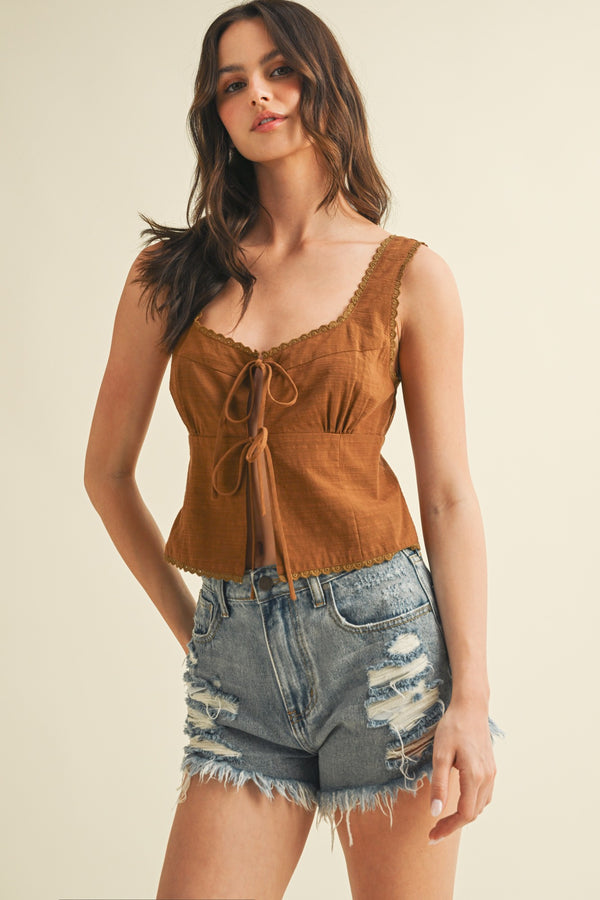 Amelia Split Front Top