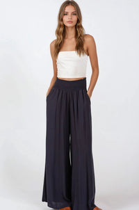 Smocked Gauze Pants