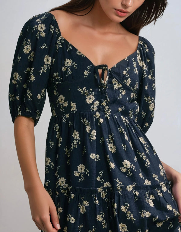 Moonlight Floral Dress