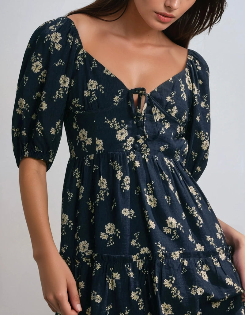 Moonlight Floral Dress