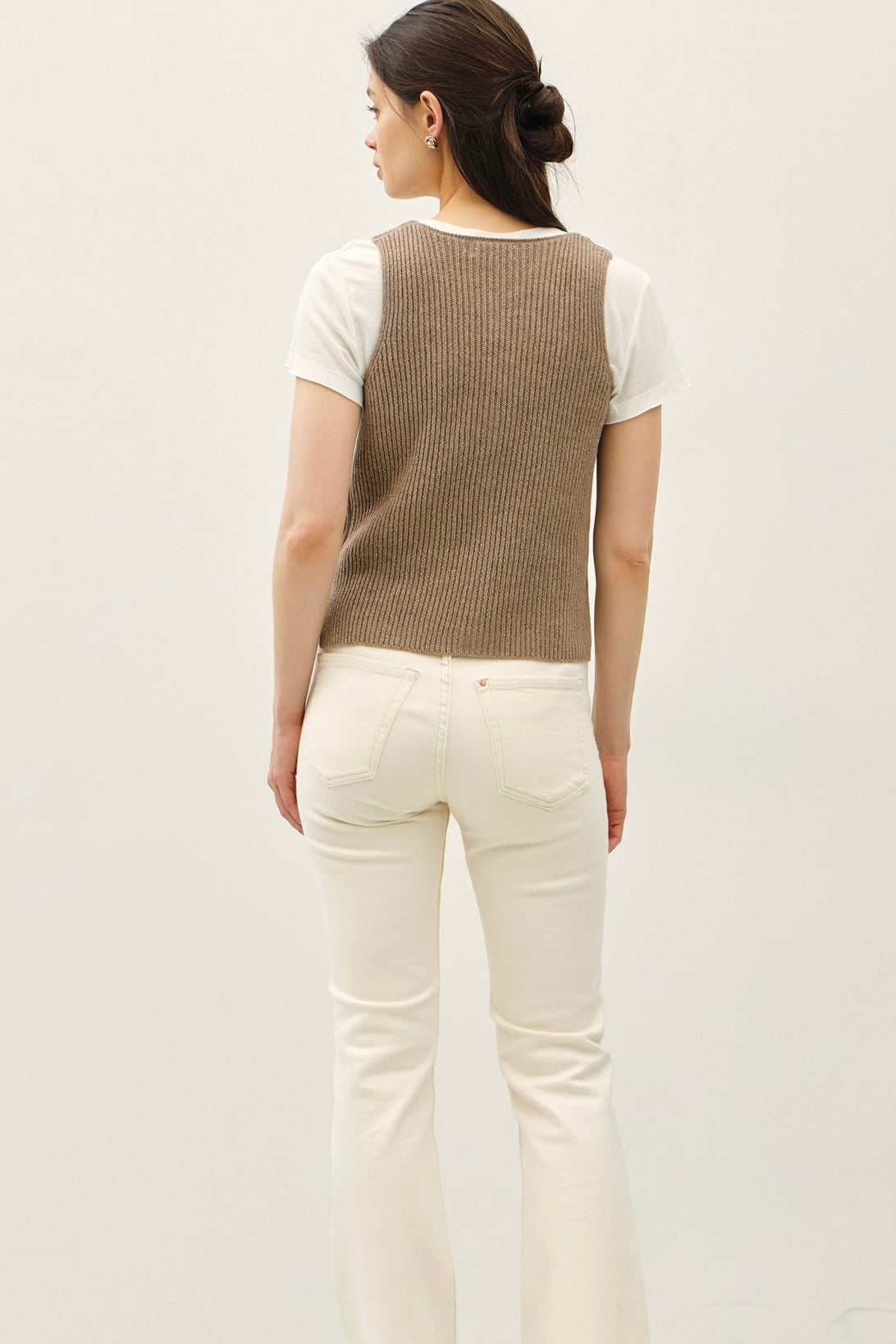Wool Blend Sweater Vest