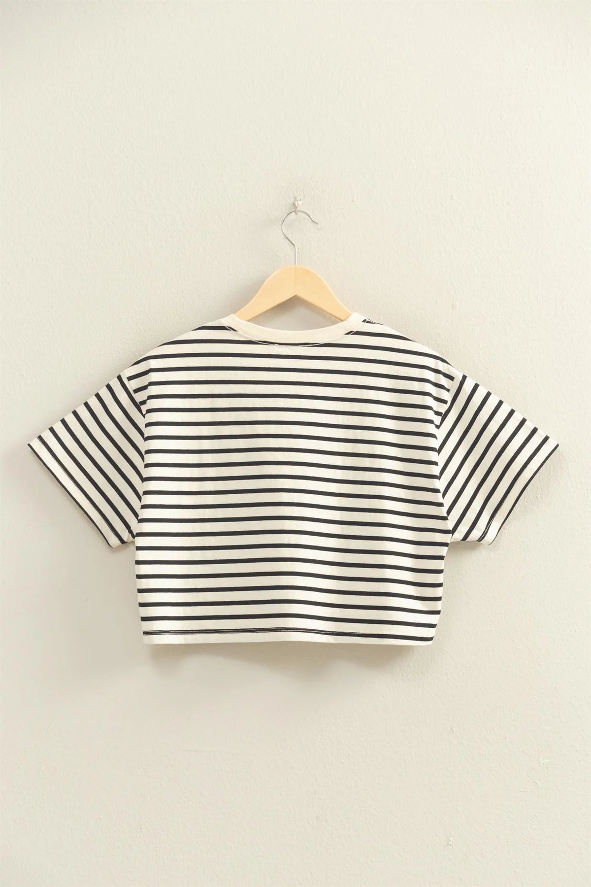 Striped Crop Tee