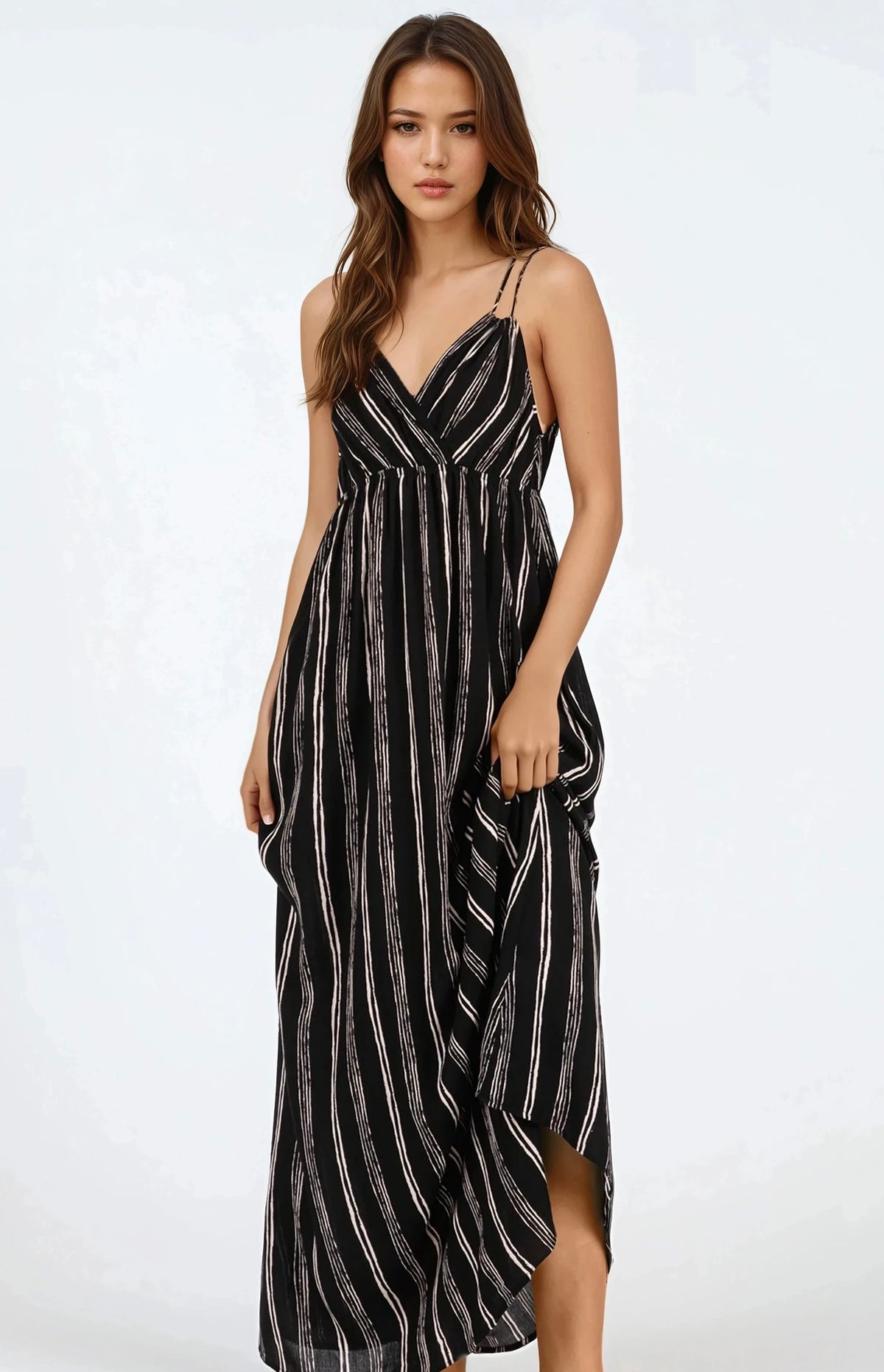 Ivy Striped Maxi Dress