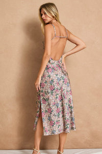 Rose Bouquet Midi Dress