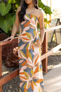 Destinations Strapless Maxi Dress