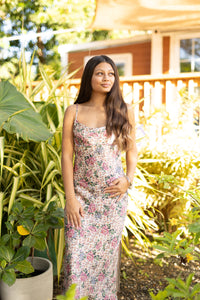 Rose Bouquet Midi Dress