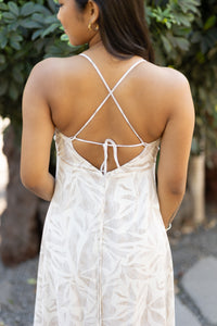 Driftwood Dreams Knot Front Maxi Dress