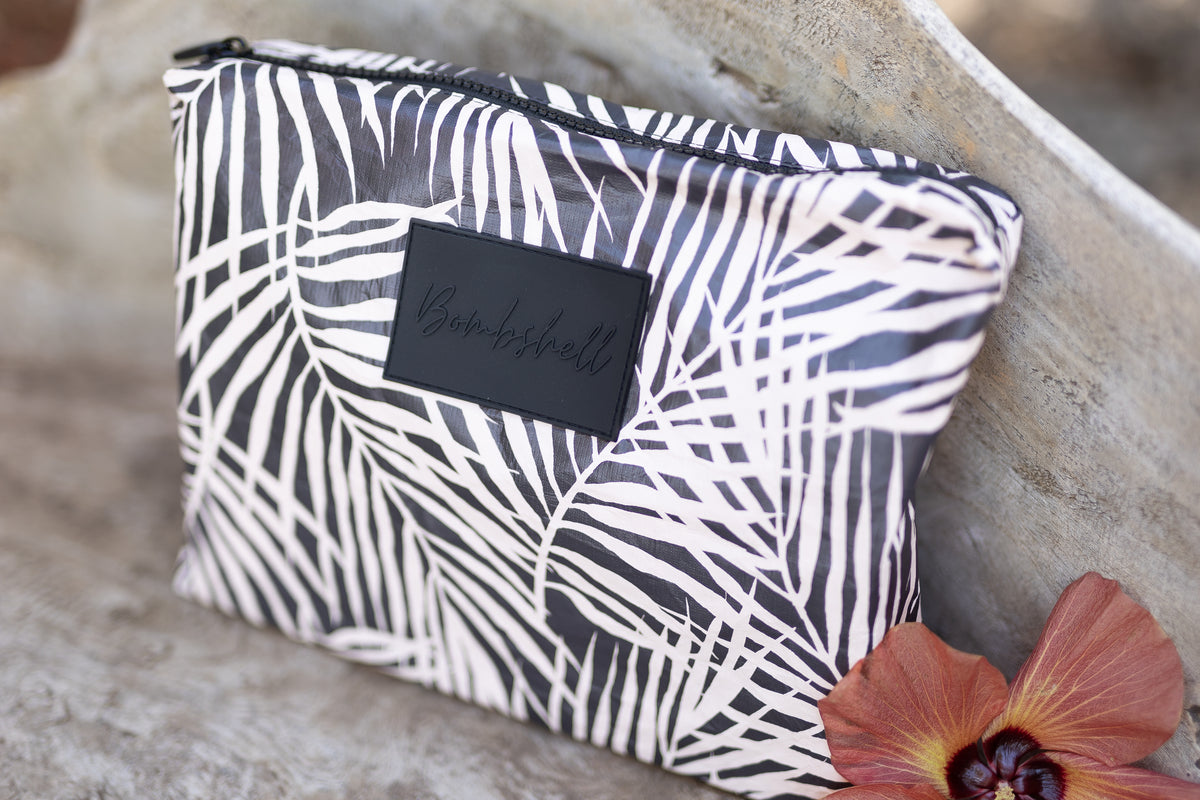 Palm Leaves Mid Pouch