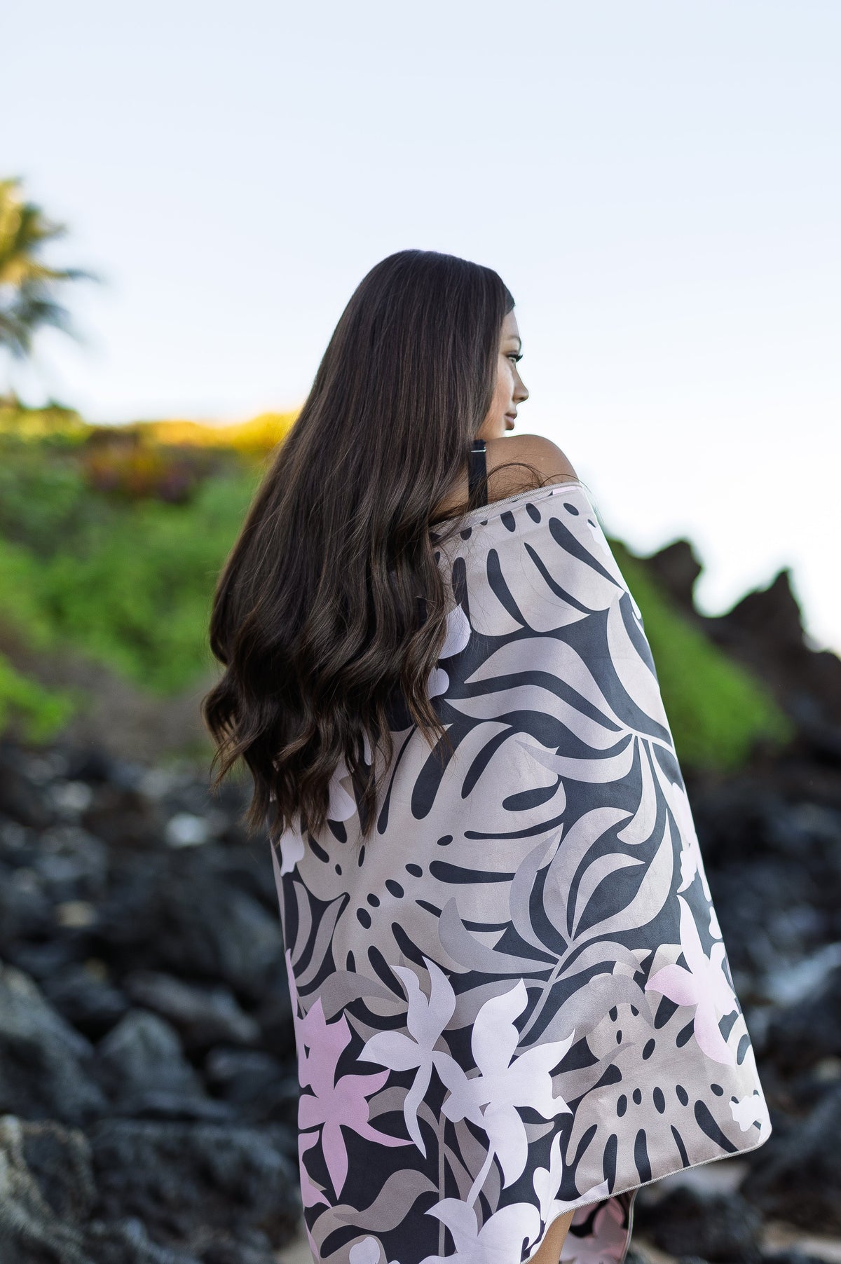 Monstera Microfiber Towel