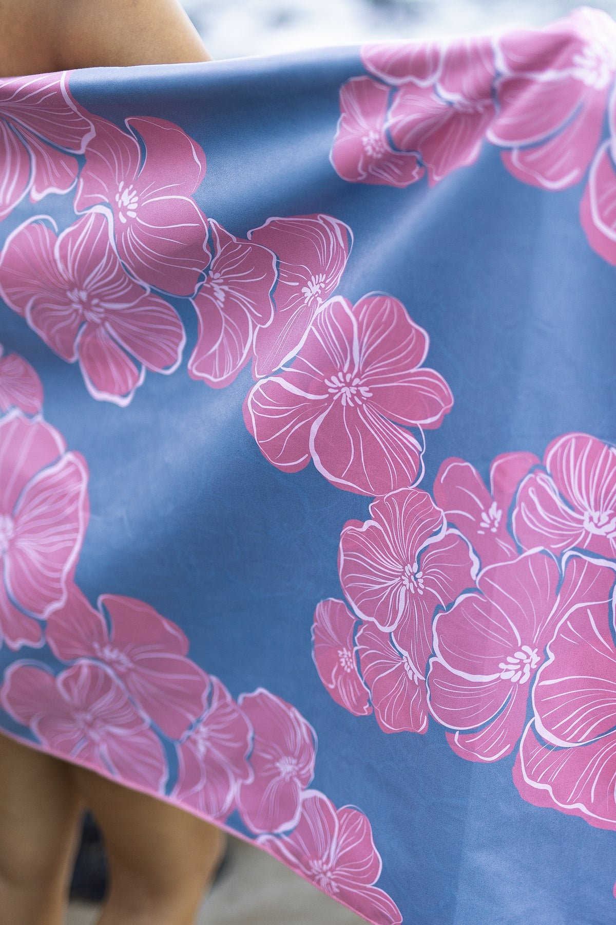 Harmony Blue Microfiber Towel