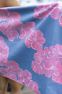 Harmony Blue Microfiber Towel