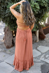 Sunset Ember Maxi Dress