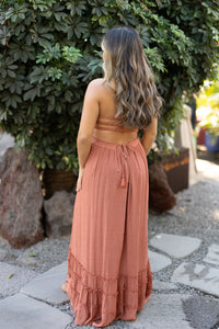 Sunset Ember Maxi Dress