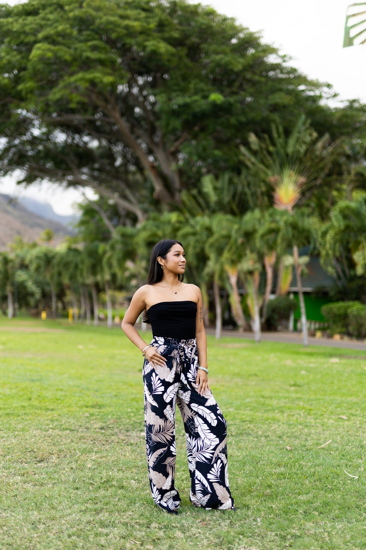 Paradise Ruffled Waist Pant