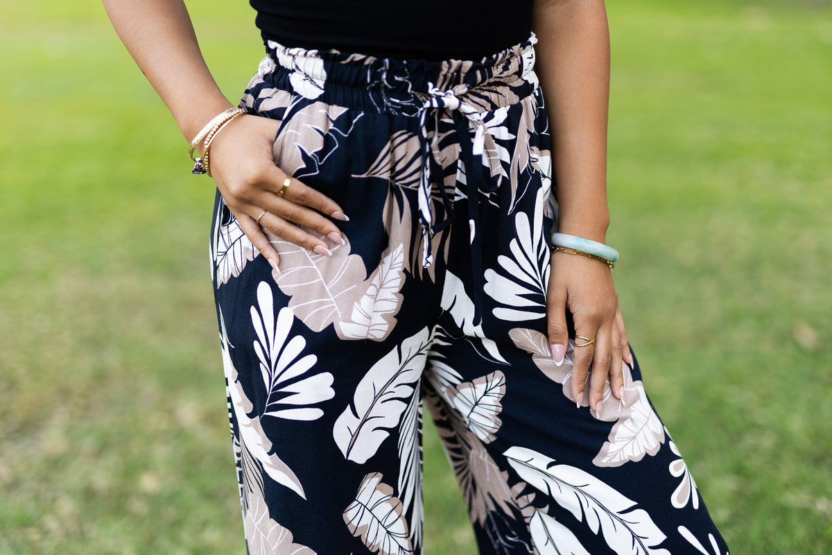 Paradise Ruffled Waist Pant
