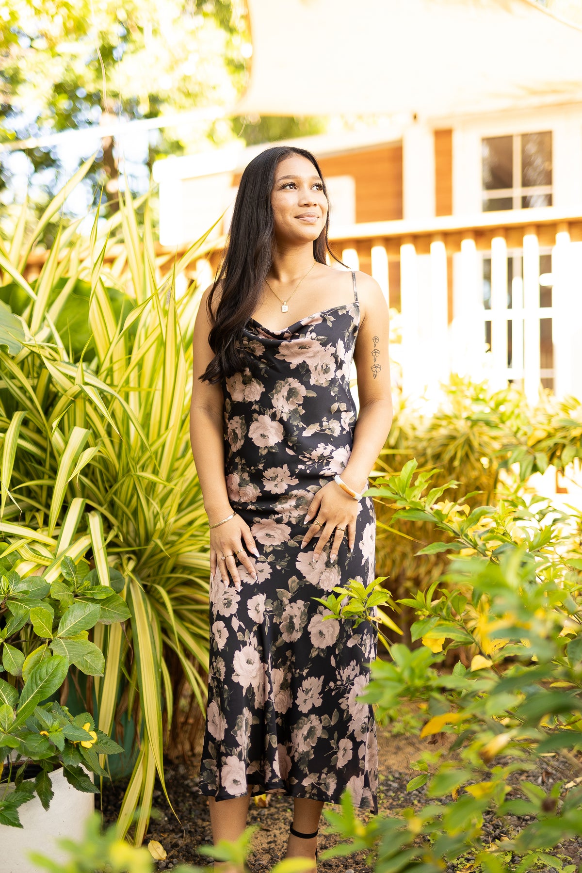 Ashen Rose Slip Dress