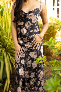 Ashen Rose Slip Dress