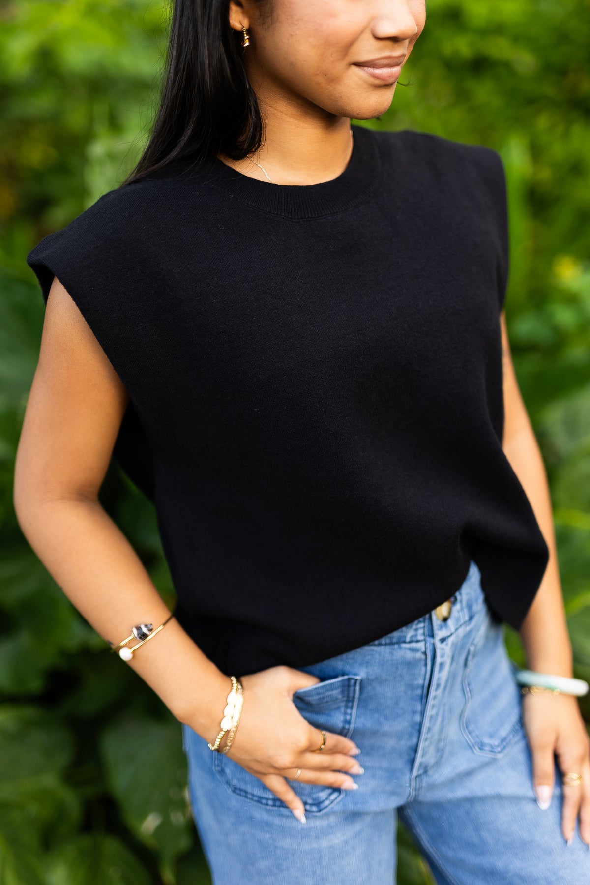 Mandy Cap Sleeve Sweater