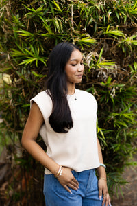 Mandy Cap Sleeve Sweater