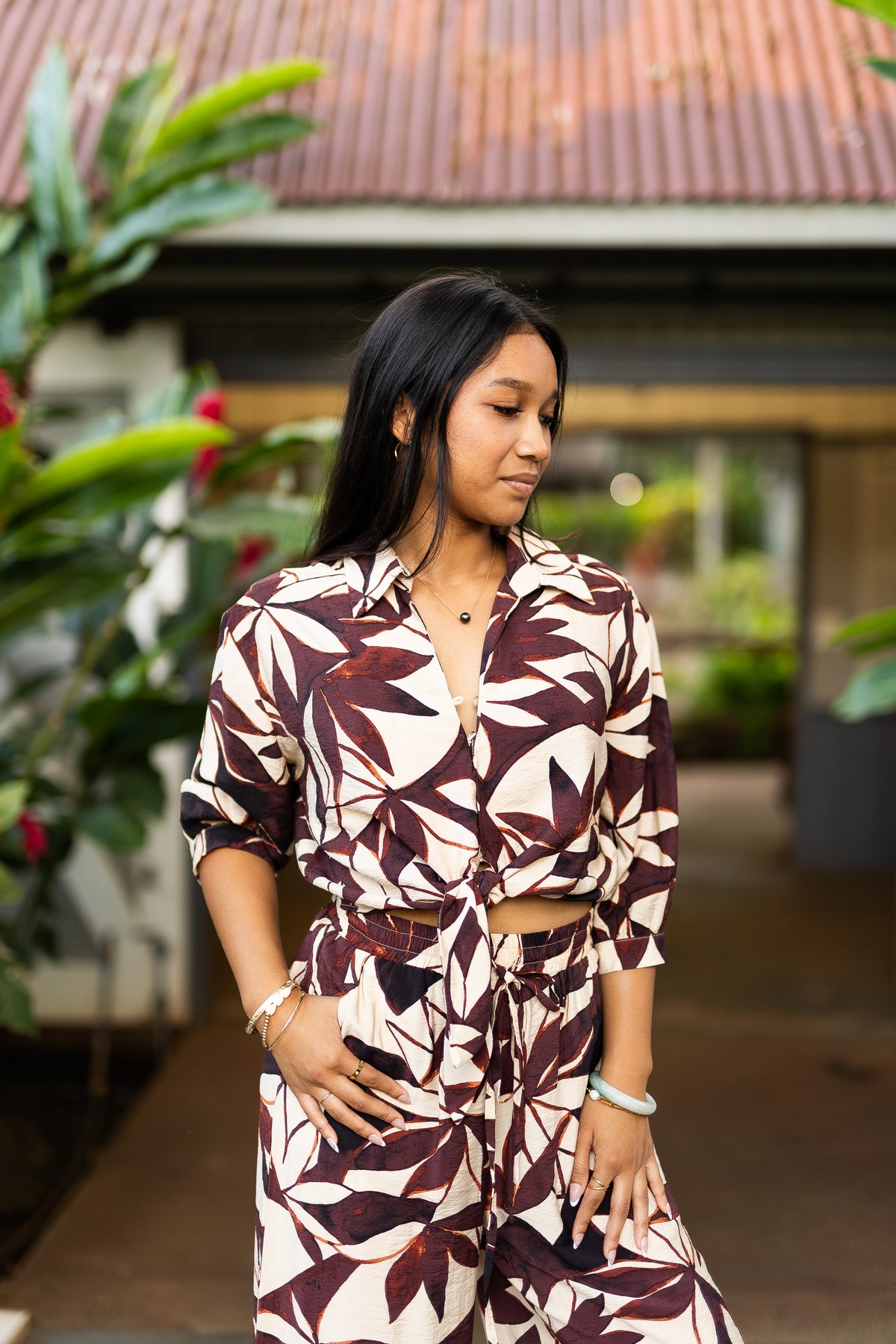 Scarlett Knot Front Top