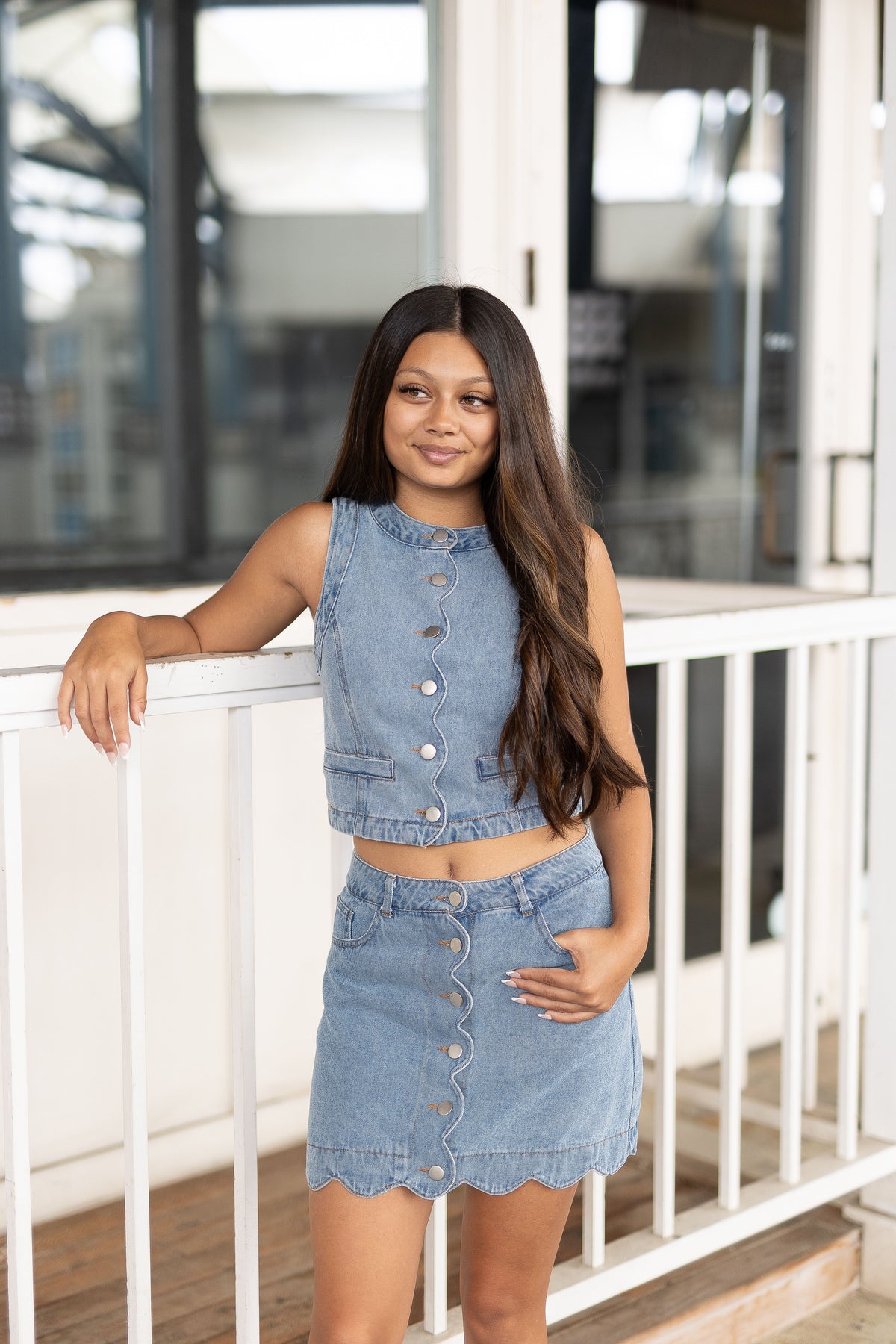 Carter Denim Skirt