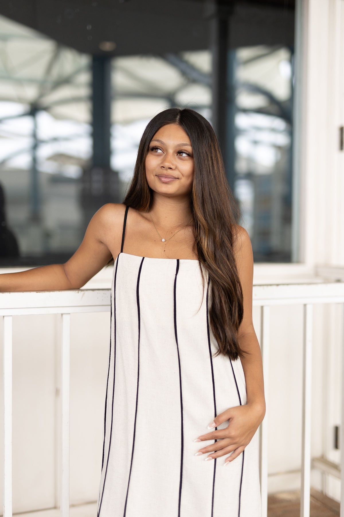 Sundrift Contrast Striped Dress