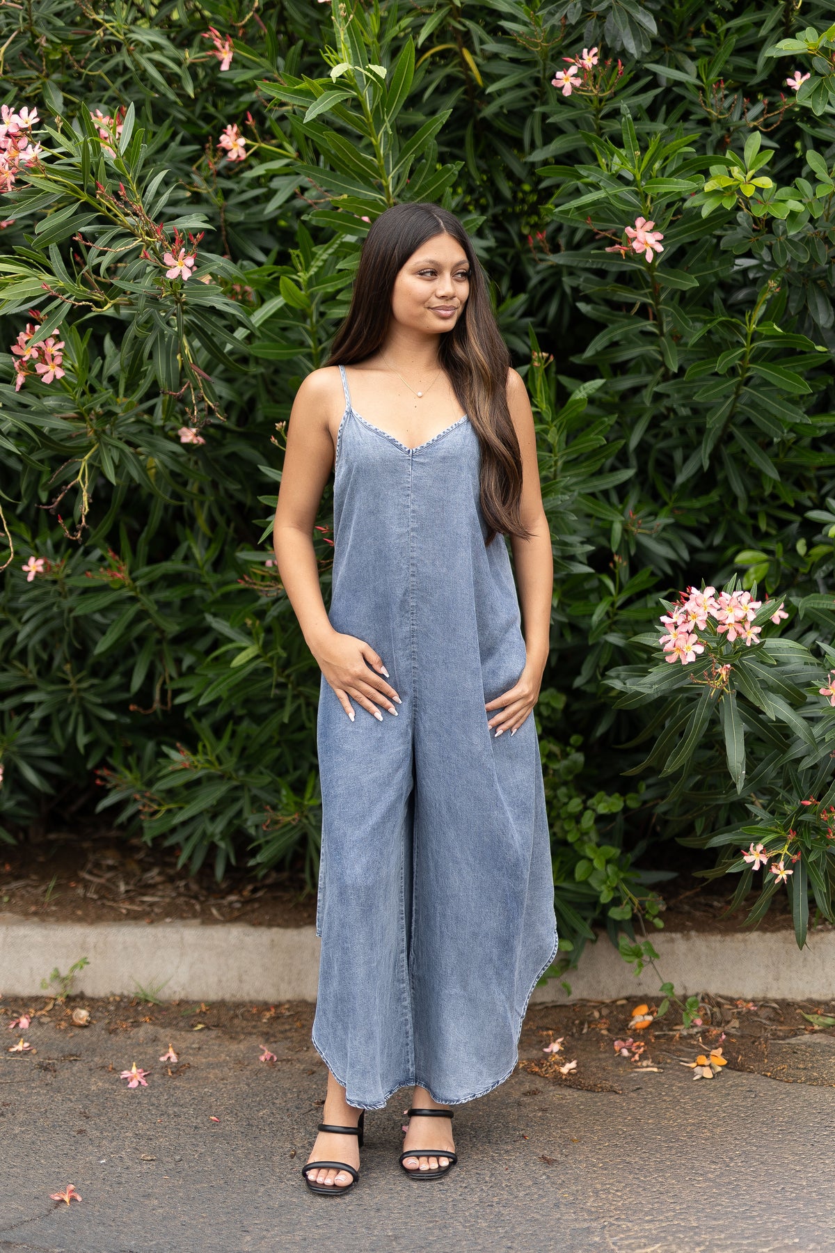 Roxie Denim Jumpsuit