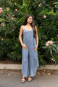 Roxie Denim Jumpsuit