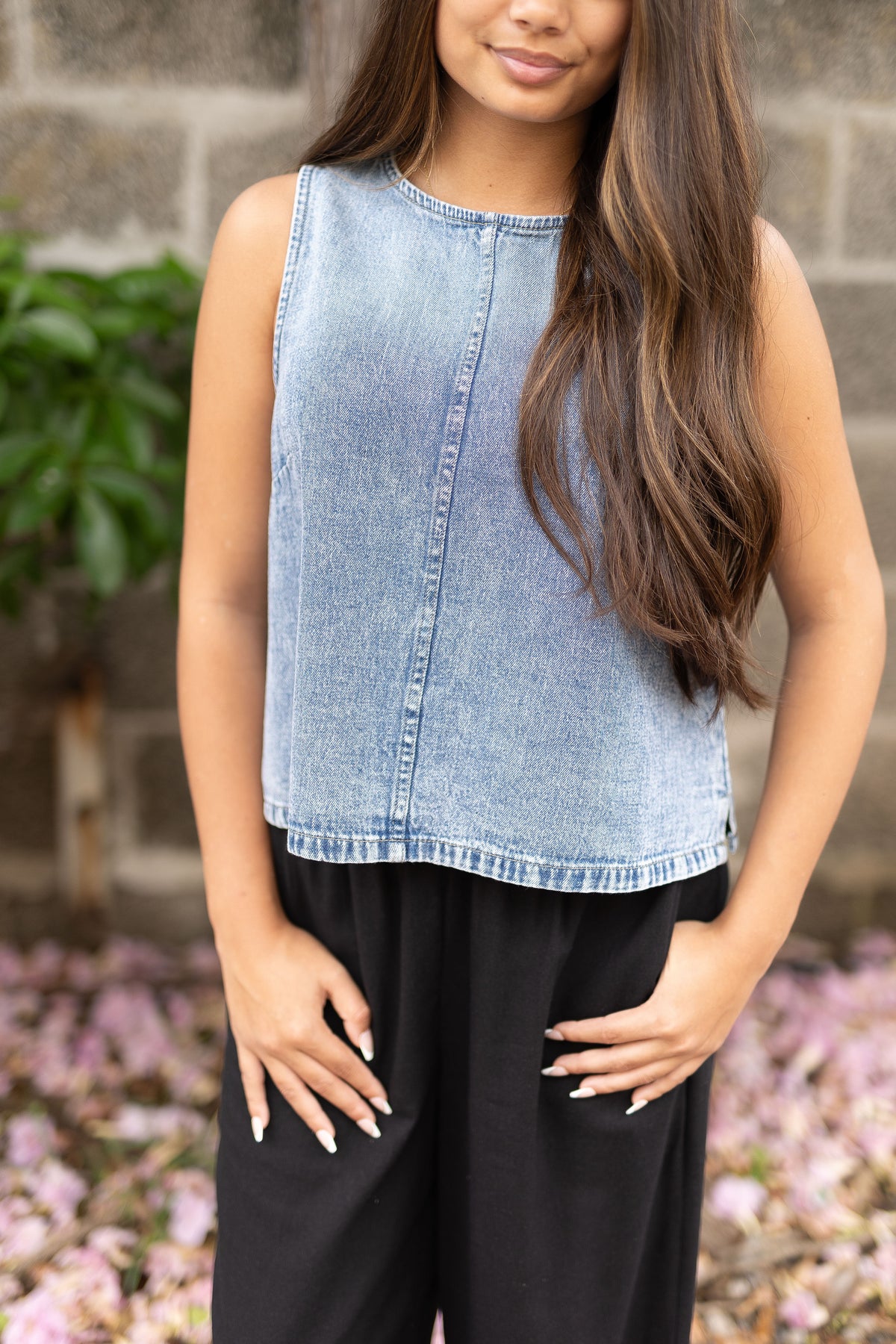 Loren Denim Tank