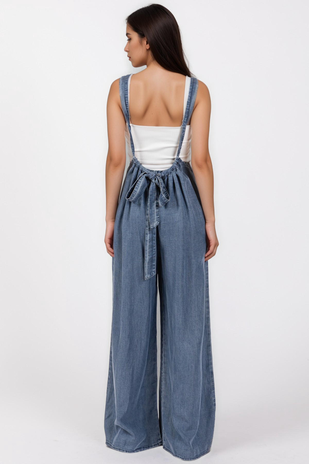 Dakota Denim Suspender Jumpsuit