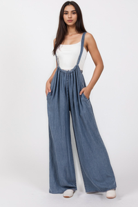 Dakota Denim Suspender Jumpsuit